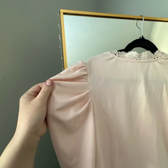 June&Hudson Pink Peach Blouse - Picture 5 of 6